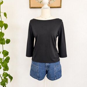 Self-esteem Women's Black and Grey Blouse